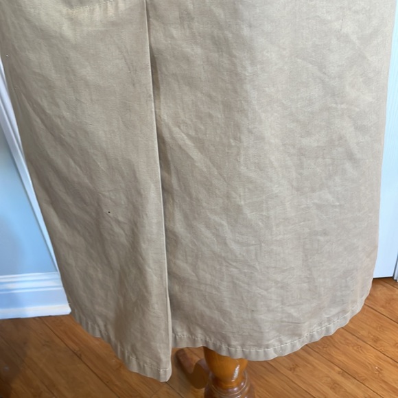 London fog rain coat trench khaki removable zipper fur lining 8 Petite 8P - Picture 10 of 16